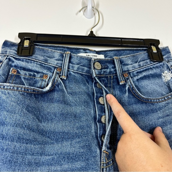 GRLFRND Karolina Button Fly Skinny Jeans Size 25 PETITE - Picture 6 of 13